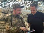 Вячеслав Гладков проверил позиции отряда «БАРС-Белгород»